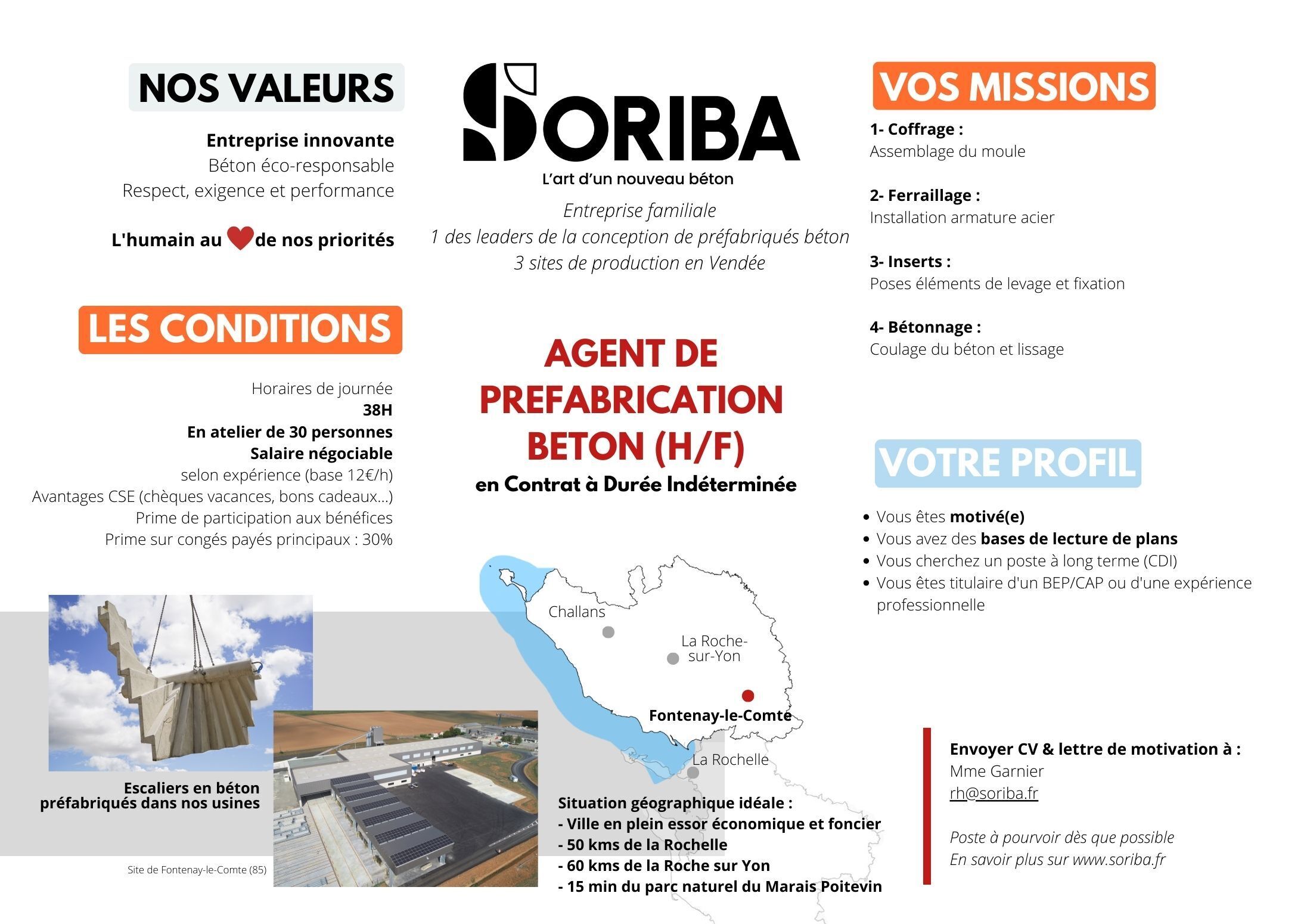 Agent de préfabrication béton (H/F)