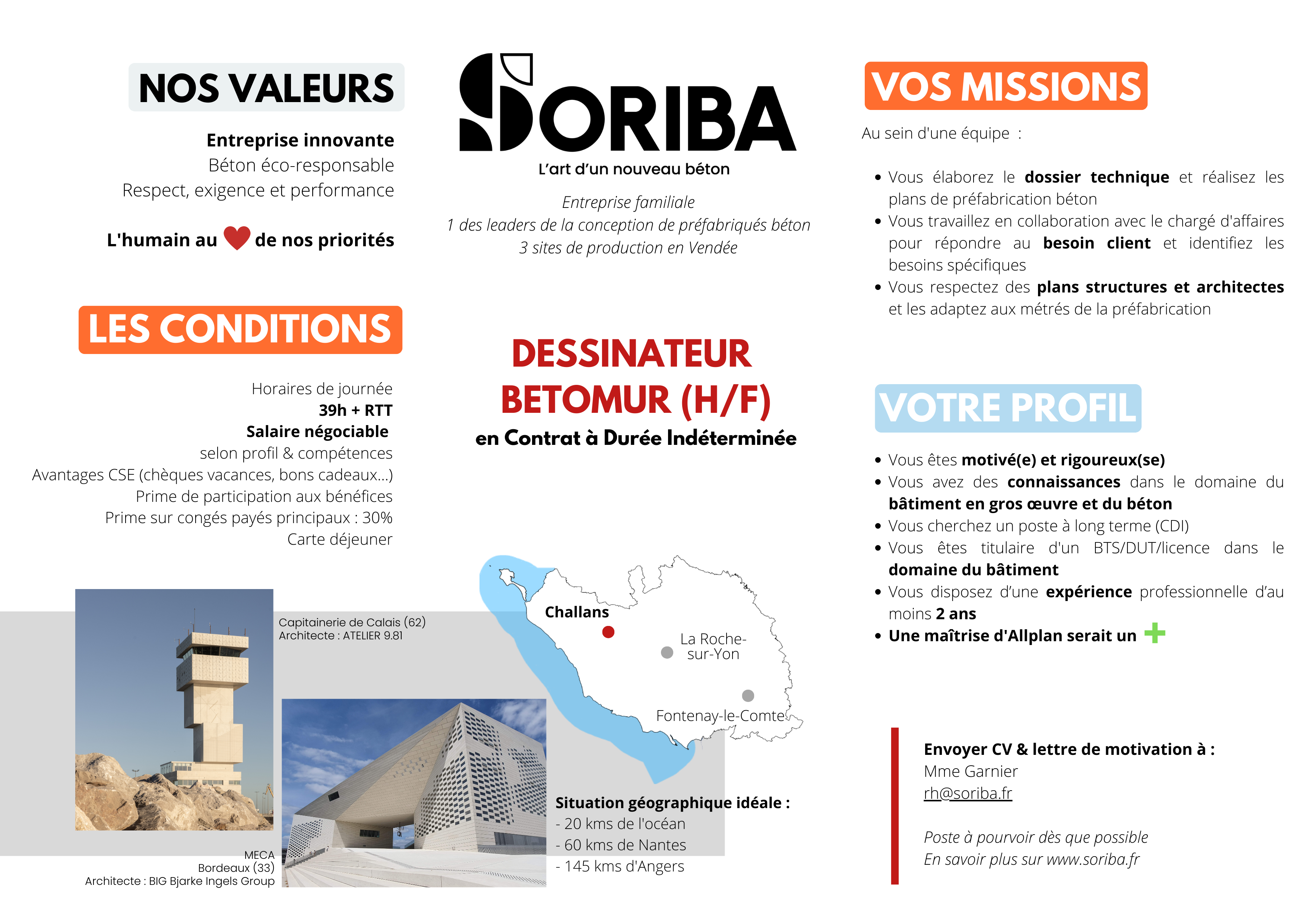 Dessinateur betomur Challans 2024