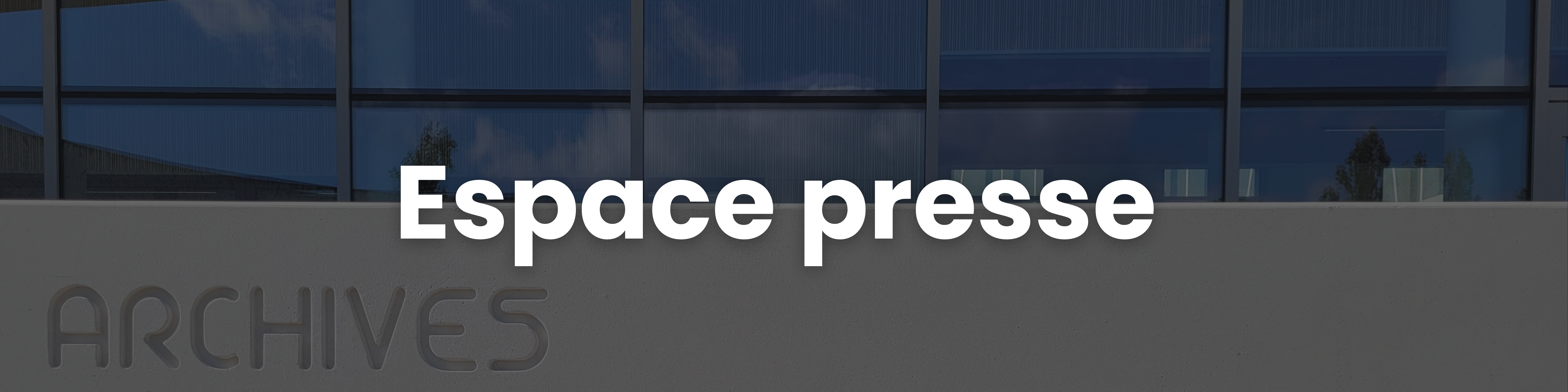 espace presse bandeau