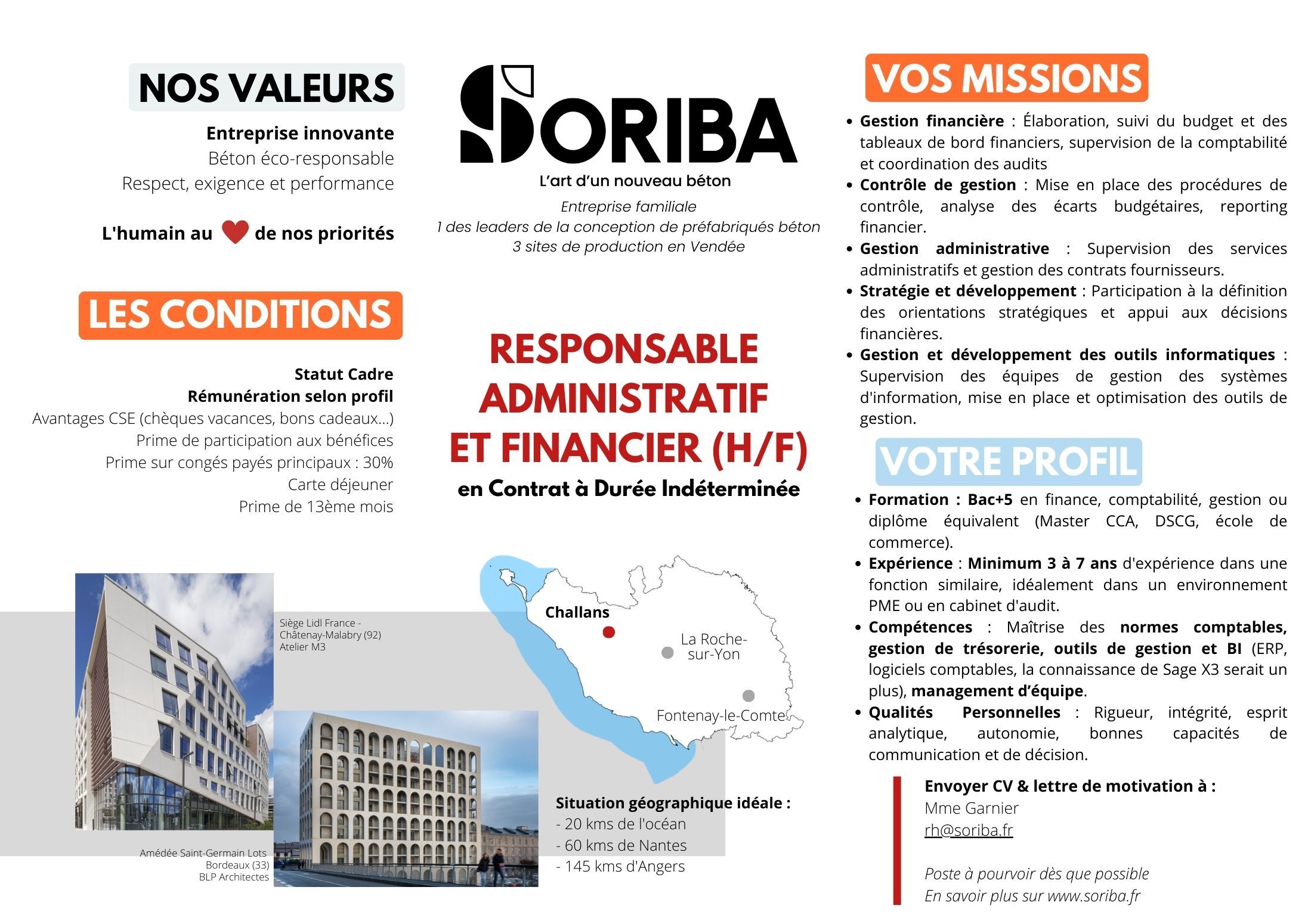 Responsable Administratif et Financier